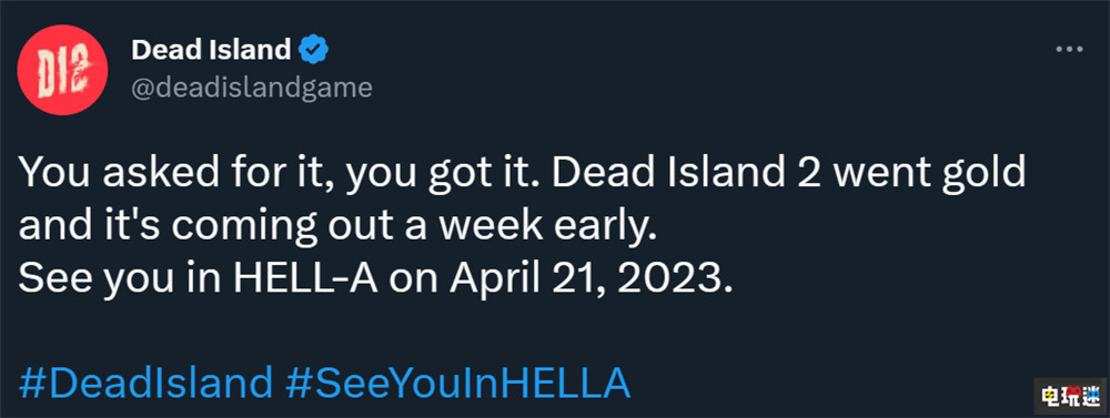 《死亡岛2》宣布反向跳票一周 4月21日发售 第一人称 单机联机 丧尸游戏 死亡岛2 电玩迷资讯  第2张