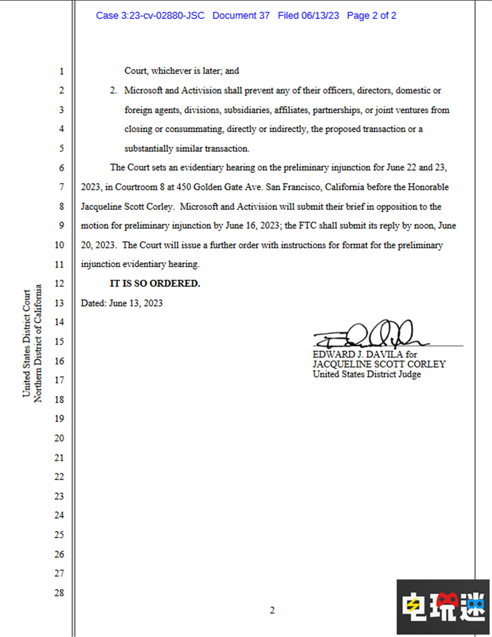 美国法院临时禁止微软收购动视暴雪 FTC 美国 Xbox 动视暴雪 微软 微软XBOX  第2张