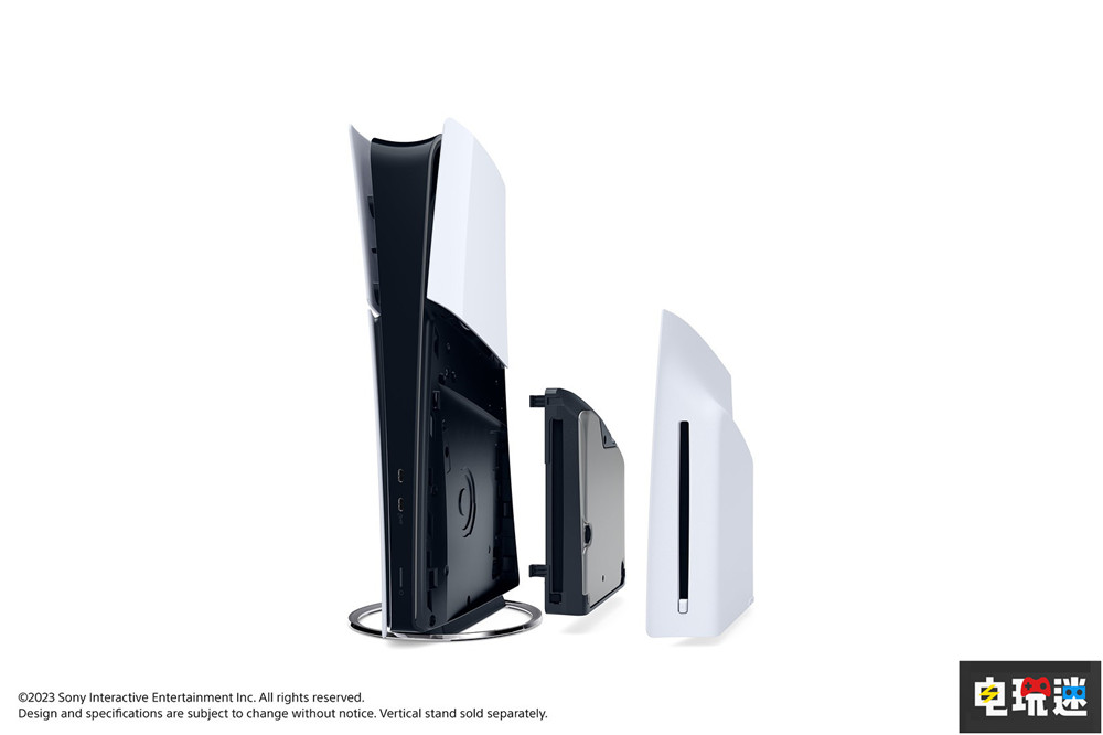 索尼推出新版PS5 体积缩小可拆卸光驱性能不变的slim PS5光驱版 PS5数字版 游戏主机 光驱 PS5 索尼 索尼PS  第3张