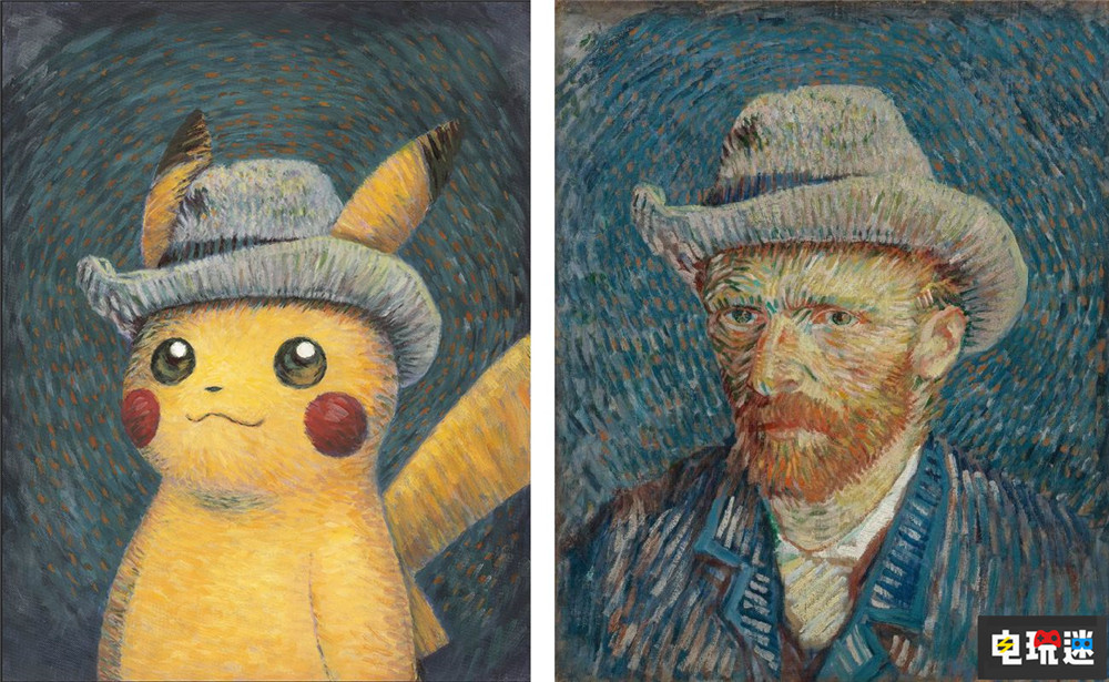 梵高博物馆宣布停送皮卡丘卡牌阻止黄牛 戴着灰色毡帽的皮卡丘 游戏卡牌 PTCG 宝可梦 任天堂SWITCH  第2张