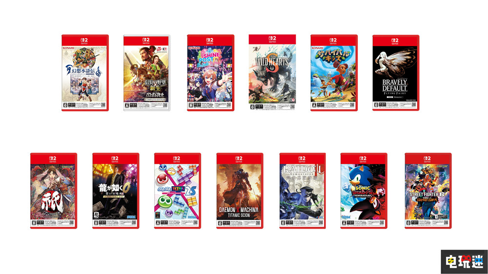 零售商显示Switch 2日本第三方实体版游戏皆为“钥匙卡” 钥匙卡 游戏卡带 实体游戏 任天堂 NS2 Switch 2 任天堂SWITCH  第1张