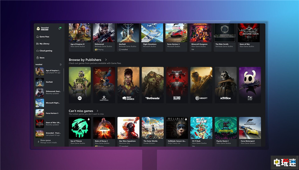 微软Xbox推出聚合游戏库预览版 支持Win11与掌机 XGP 聚合游戏库 掌机 Windows 11 Xbox 微软 微软XBOX  第3张