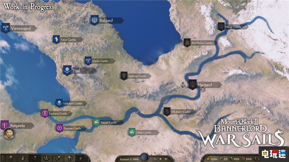 《骑马与砍杀2：霸主》海战DLC将拓宽原有内陆河流航船 战帆 海战DLC 骑马与砍杀2：霸主 电玩迷资讯  第3张