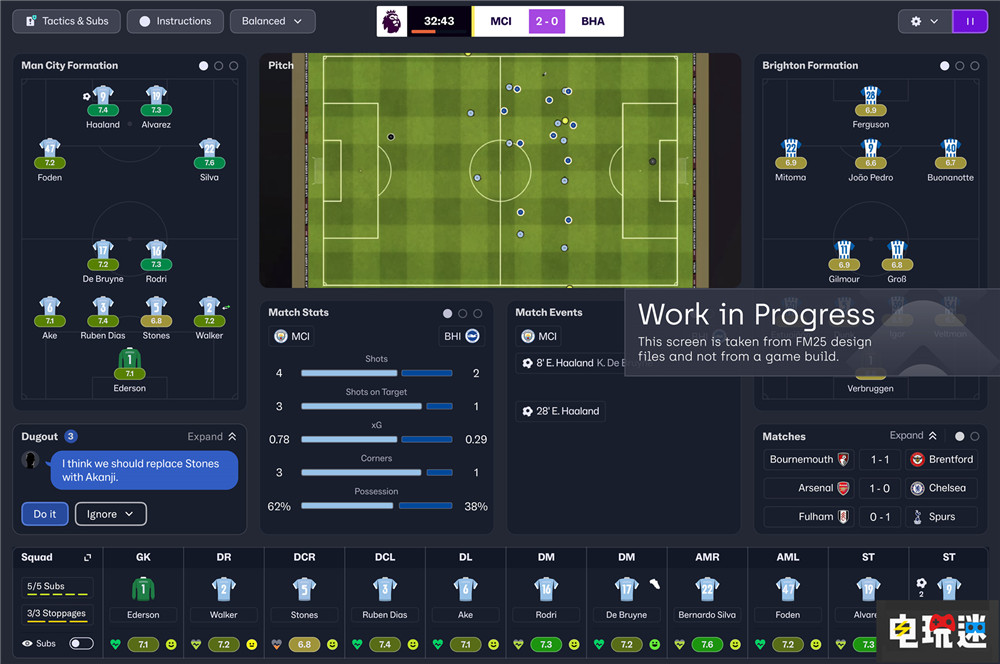 《足球经理26》正式公开 Unity引擎开发增加女足比赛 世嘉 英超联赛 Unity 足球经理26 电玩迷资讯  第2张