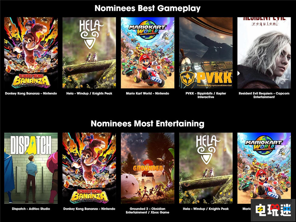 科隆游戏展大奖提名公开 《生化危机9》狂揽5项提名 马力欧赛车：世界 咚奇刚：蕉力全开 无主之地4 红色沙漠 生化危机9 科隆游戏展 电玩迷资讯  第4张